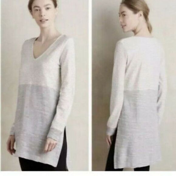 Anthropologie Saturday Sunday Devi Striped Tunic - Picture 1 of 12